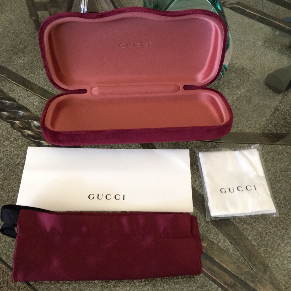 Gucci Velvet Hard Large Sunglass Case